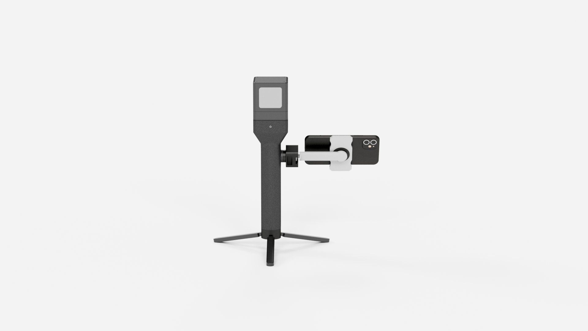 Iris sensor head on its tripod mount